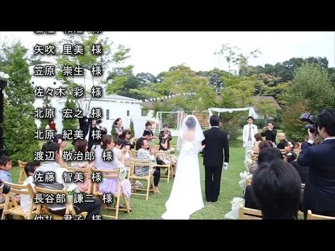 挙式当日の一眼ダイジェストムービーおすすめ動画A！セット割で39,000円オフ！