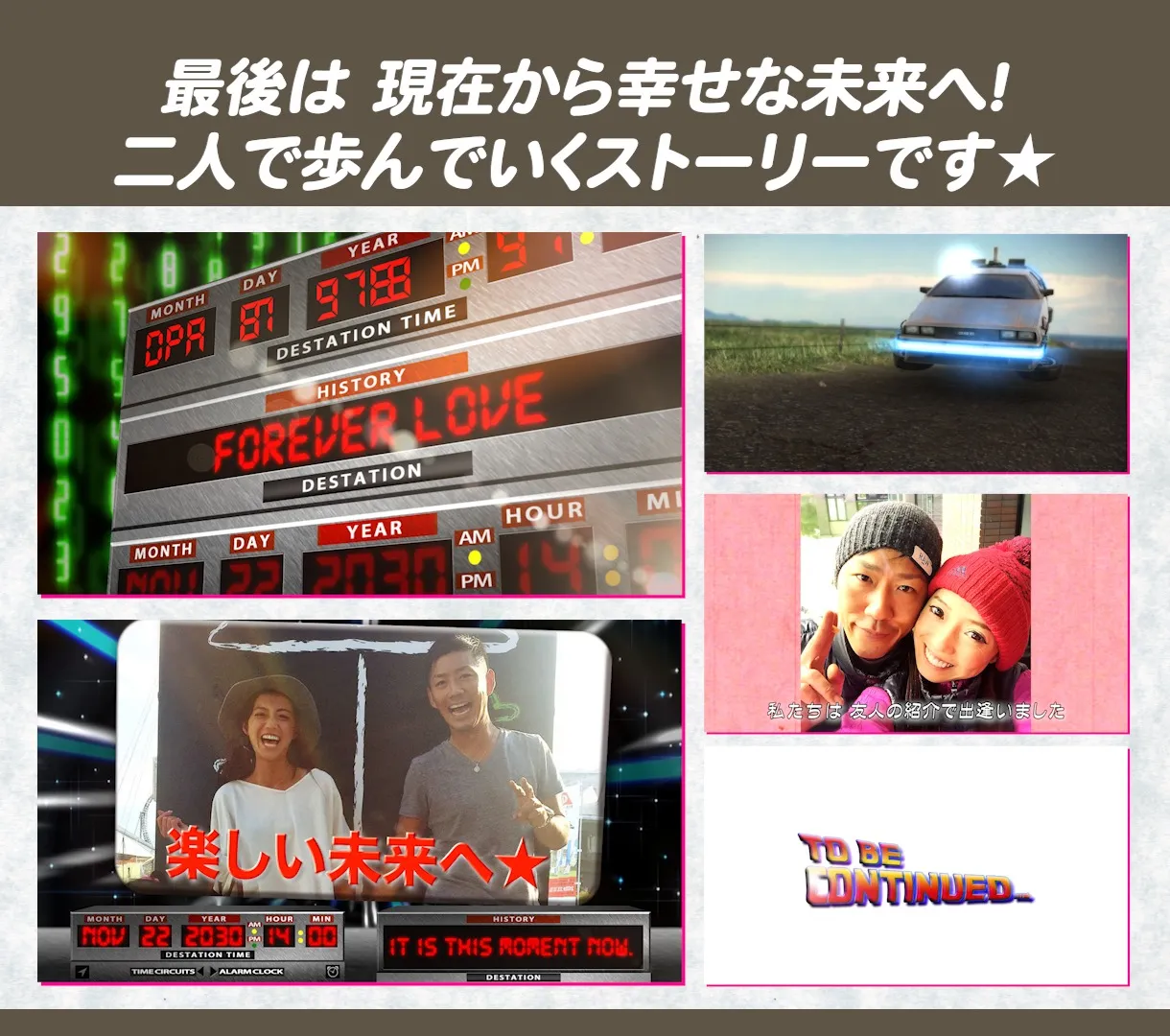 プロフィールムービー「Back to the HISTORY...