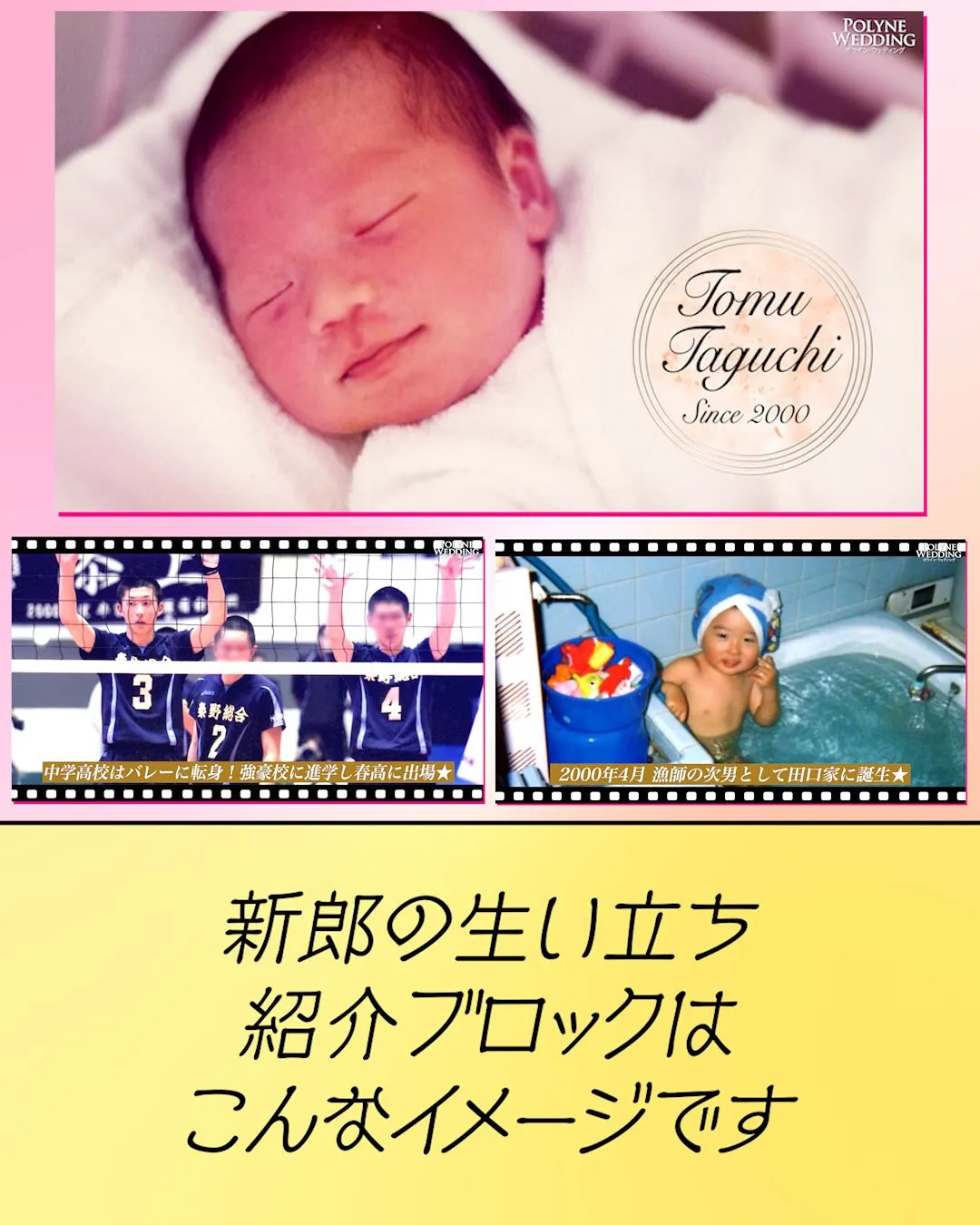 サムネイルで紹介するプロフィールムービー「365日」