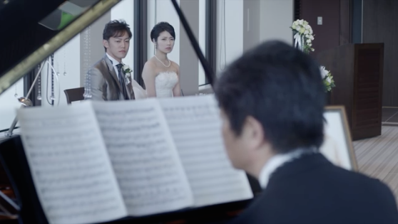 結婚式サプライズビデオ風のコマーシャル映像の紹介